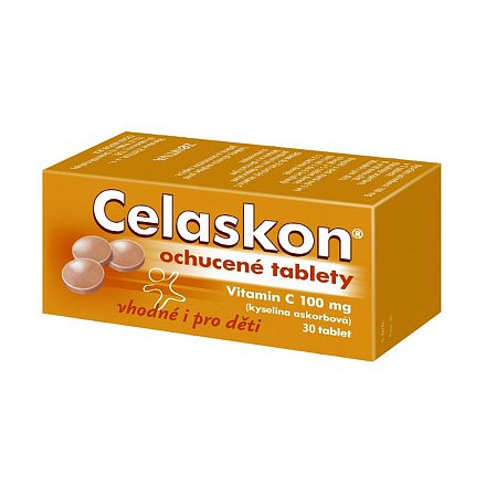 Celaskon 100 mg Ochucené tablety perorální tablety neobalená forma přípravku 30 x 100 mg