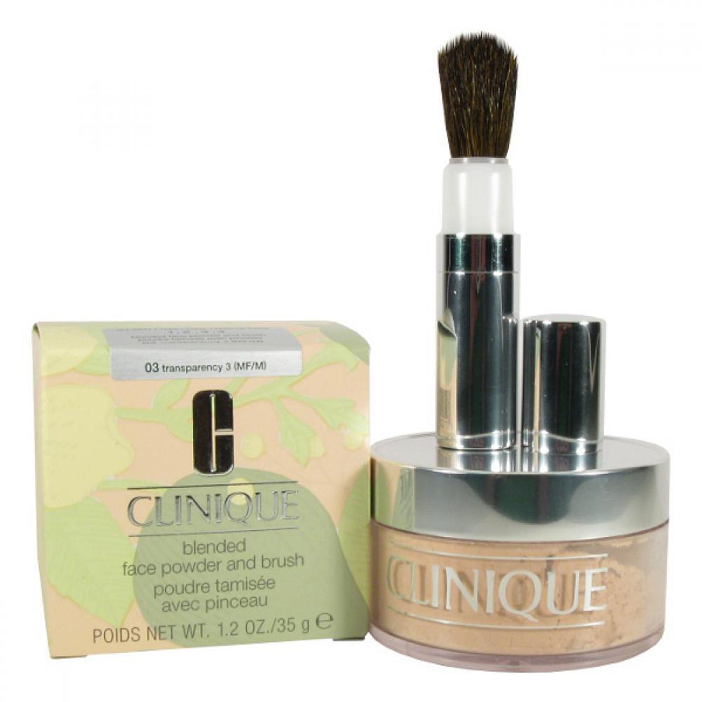 Clinique Blended Face Powder And Brush 03 35g Odstín 03 Transparency