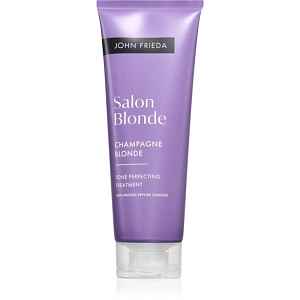 John Frieda Salon Blonde Tone Perfecting Treatment tónovací krém pro zvýraznění barvy vlasů odstín Sparkling Wine 120 ml