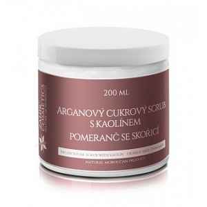 ZAHIR COSMETICS Arganový cukrový Scrub Pomeranč se skořicí 200 ml