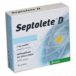 SEPTOLETE D II 1mg 30 pastilek