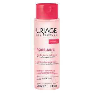 URIAGE ROSÉLIANE FLUIDE DERMO-NETTOYANT čistící fluid pro pleť se sklonem k červenání 250ml