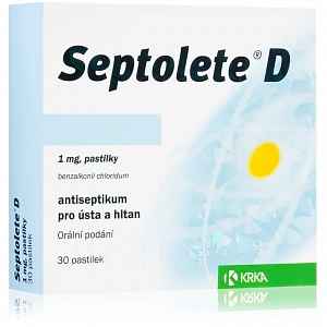 SEPTOLETE D II 1mg 30 pastilek