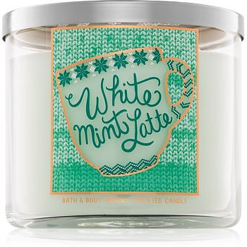 Bath & Body Works White Mint Latte vonná svíčka 411 g I.