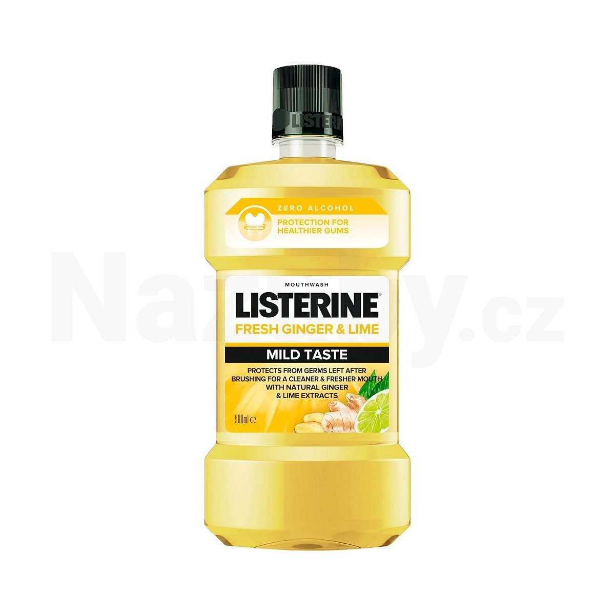 Listerine Fresh Ginger & Lime Mild Taste 500 ml