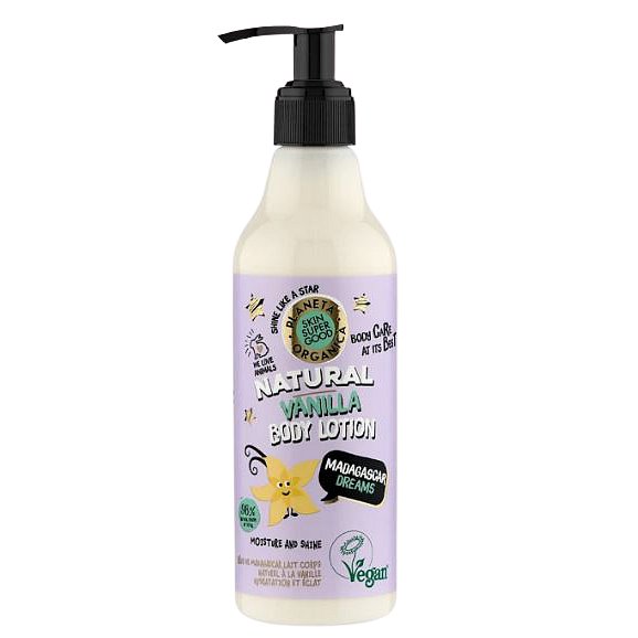 Planeta Organica Vanilkové tělové mléko Madagaskarské sny 250ml