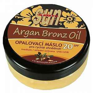 SUN Bronz OPALOVACÍ MÁSLO OF20 s argan.olej.200ml