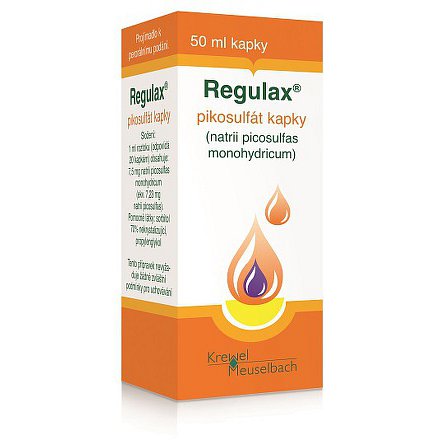 Regulax Pikosulfat kapky kapky 1 x 50 ml/ 375 mg