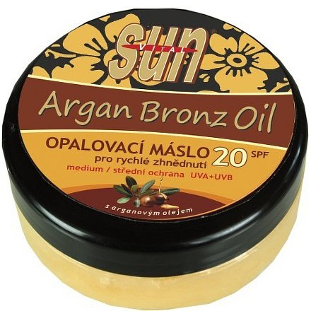 SUN Bronz OPALOVACÍ MÁSLO OF20 s argan.olej.200ml