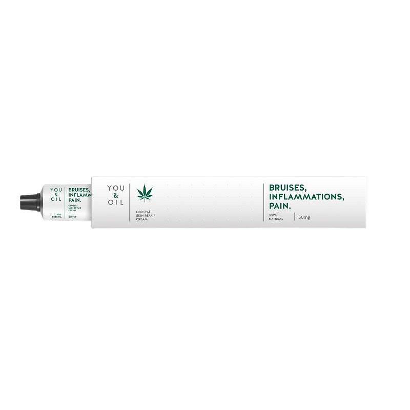 You & Oil Tělový krém proti bolesti a zánětům s 5% obsahem CBD 50ml