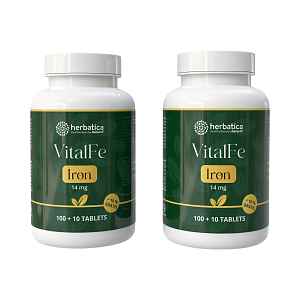 Zvýhodněný set: 2× Železo 14 mg - 110 tablet - Herbatica