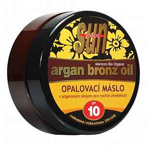 SUN Bronz OPALOVACÍ MÁSLO OF10 s argan.olej.200ml