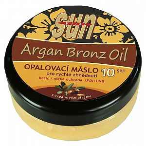 SUN Bronz OPALOVACÍ MÁSLO OF10 s argan.olej.200ml