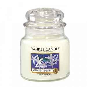 Yankee Candle Midnight Jasmine vonná svíčka Classic střední 411 g