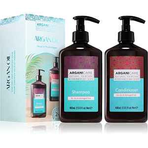 Arganicare Argan Oil Set dárková sada pro suché a poškozené vlasy 1 ks