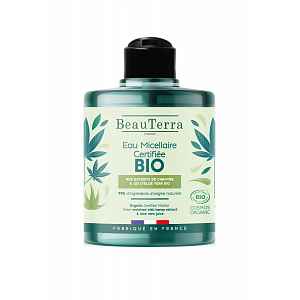 BeauTerra Micelární voda Aloe vera a konopí BIO 500 ml