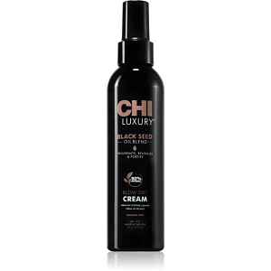 CHI Luxury Black Seed Oil Blow Dry Cream vyživující a termoochranný krém pro uhlazení vlasů 177 ml
