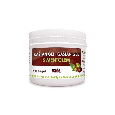 Kaštan gel s mentolem 250 ml