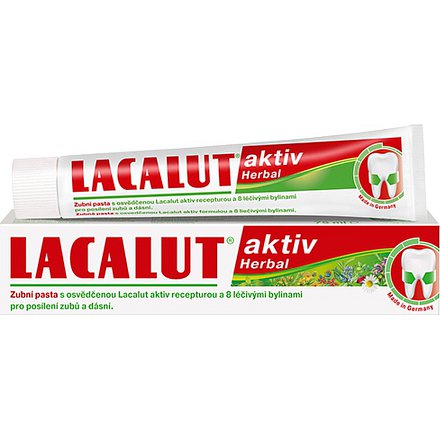 Lacalut Aktiv Herbal zubní pasta 75ml