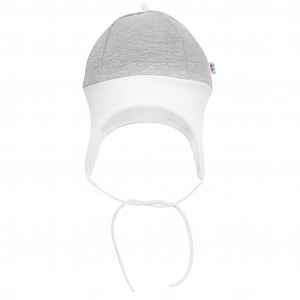 New Baby Kojenecká čepička  The Best šedá, vel. 86 (12-18m)