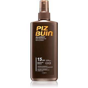 Piz Buin Allergy ochranný sprej na opalování SPF 15 pro citlivou pleť 200 ml