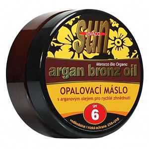 SUN Bronz OPALOVACÍ MÁSLO OF6 s argan.olejem 200ml