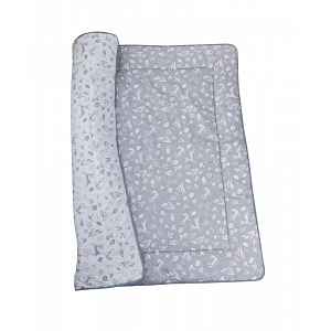 Bomimi HRACÍ deka 120x120, bavlna, oboustranná lesní zvířátka, šedá