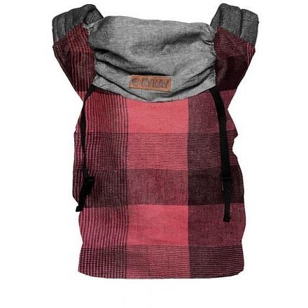 ByKay klokanka CLICK CARRIER REVERSIBLE Red Plaid (vel. baby)