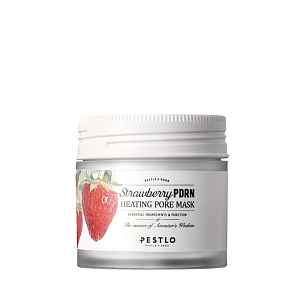 PESTLO Strawberry PDRN Heating Pore Mask  zahřívací peelingová maska na rozšířené póry  70 g