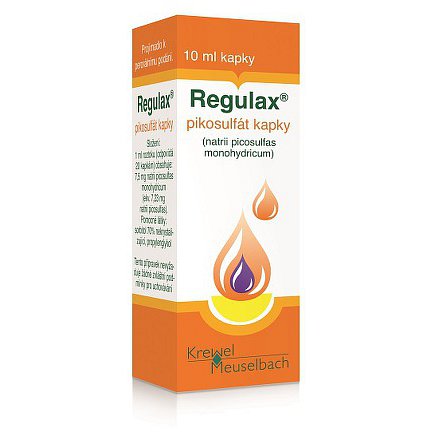 Regulax Pikosulfat kapky kapky 1 x 10 ml/ 75 mg