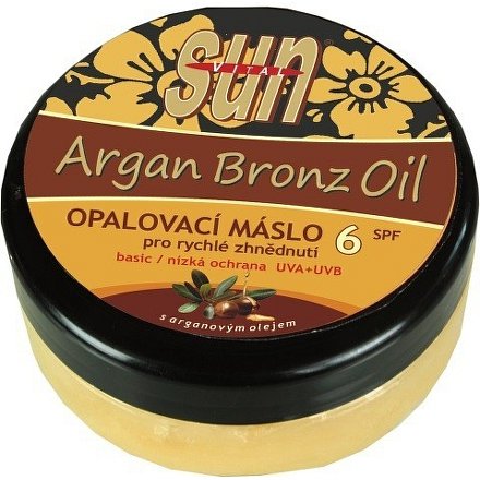 SUN Bronz OPALOVACÍ MÁSLO OF6 s argan.olejem 200ml