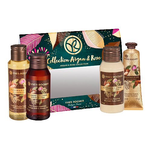 Yves Rocher Dárková sada Argan & Bio Růže z Maroka 4ks