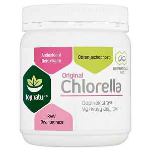 Chlorella TOPNATUR 200mg tbl.750