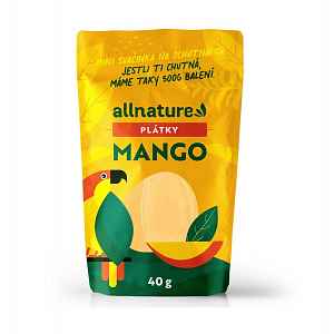 Allnature Mango sušené plátky 40 g