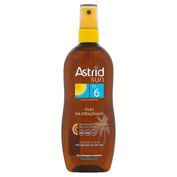 Astrid Sun olej na opalování OF 6  200 ml