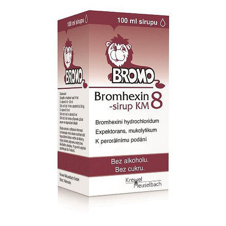 Bromhexin 8 -sirup KM perorální sirup 1 x 100 ml