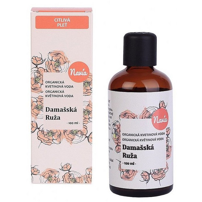 Navia Květová voda damašská růže BIO 100ml