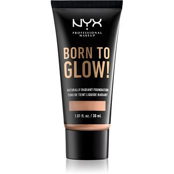 NYX Professional Makeup Born To Glow tekutý rozjasňující make-up odstín 10.5 Medium Buff 30 ml