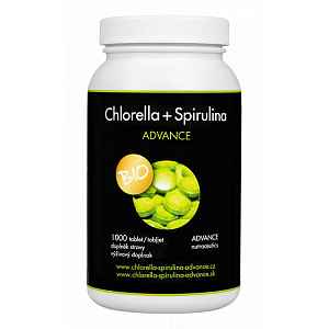 ADVANCE Chlorella + Spirulina BIO 1000 tablet