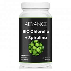 ADVANCE Chlorella + Spirulina BIO 1000 tablet