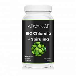 ADVANCE Chlorella + Spirulina BIO 1000 tablet
