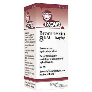 Bromhexin 8 KM kapky kapky 1 x 50 ml 8 mg/ml