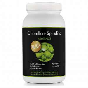ADVANCE Chlorella + Spirulina BIO 1000 tablet