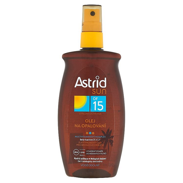 Astrid Sun olej na opalování OF 15 200 ml