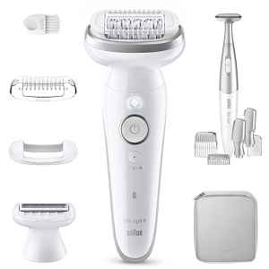 Braun Silk-épil 9 9-241 epilátor s plně flexibilní hlavou pro mokré i suché holení 1 ks