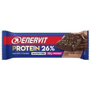 Enervit Protein Bar 26%, Crispy Dark-Choco, 40 g