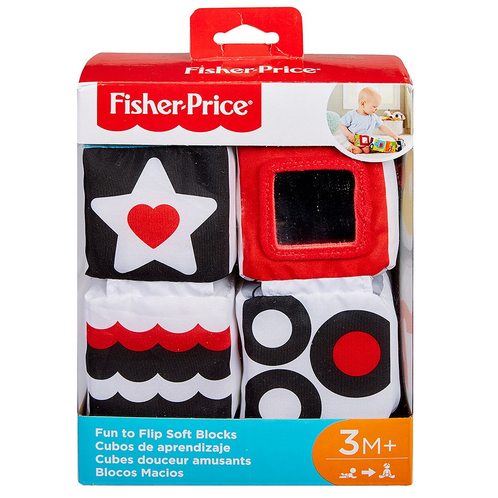 FISHER PRICE Naučné měkké kostky