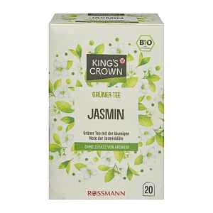 King's Crown BIO Zelený čaj Jasmín 30 g