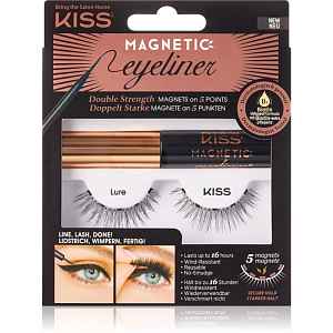 KISS Magnetic Eyeliner & Eyelash Kit magnetické řasy 01 Lure 1 pár