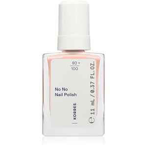 Korres No No Nail Polish pečující lak na nehty odstín 20 Peach Blush 11 ml